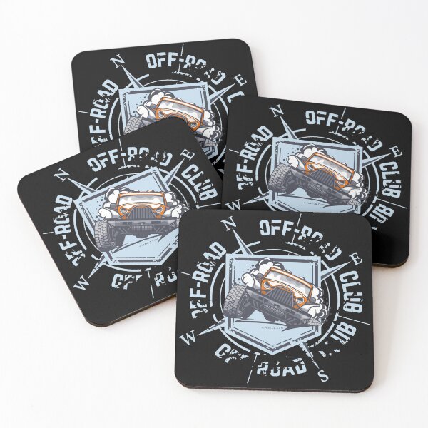 Item preview, Off-Road Club sobre fondo negro designed and sold by Jeeklsdotcom.