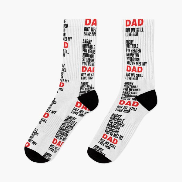 Item preview, ANGRY, IRRITABLE, PIG HEADED, ANNOYING, STUBBORN, DAD, LOVE HIM, DAD MEME, designed and sold by R B Chrystal.