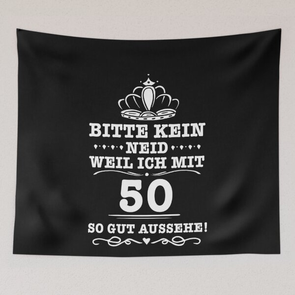Artikelvorschau, Bitte Kein Neid Geburtstag Frauen Spruch 50 Jahre entworfen und verkauft von tarek25.