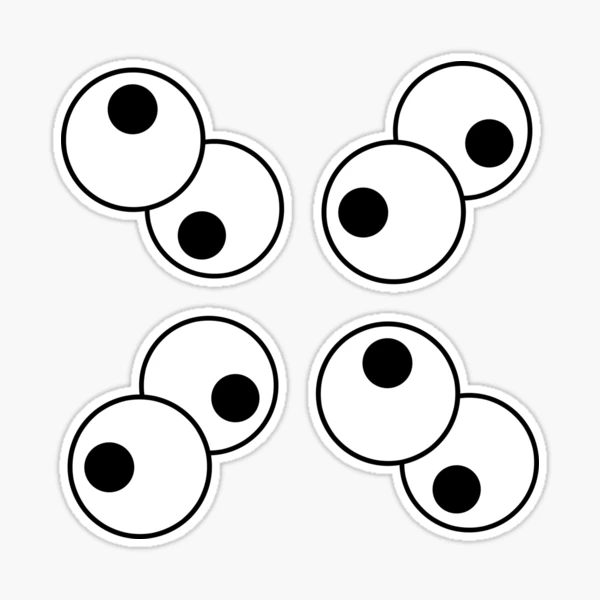 Googly Eyes Stickers for ColorFoldz Stencil Coloring Books