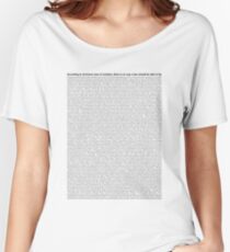 script Women's Relaxed Fit T-Shirt