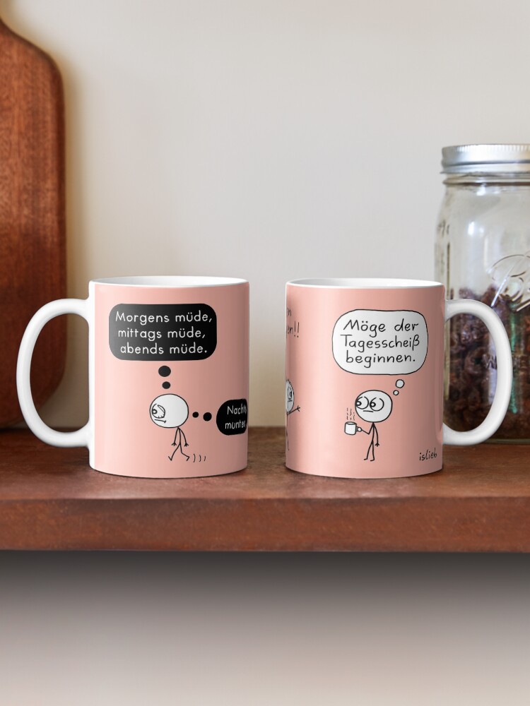Thumbnail 2 von 6, Kaffeebecher, Morgenmuffel-Tasse designt und verkauft von islieb.