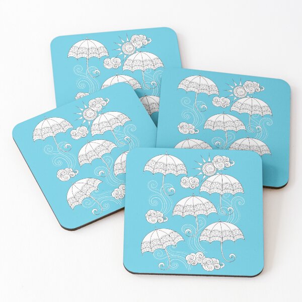 Item preview, Noncolored Fairytale Weather Forecast Print designed and sold by lissantee.