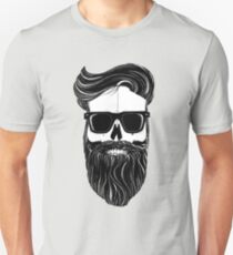 Ray's black bearded skull Unisex T-Shirt