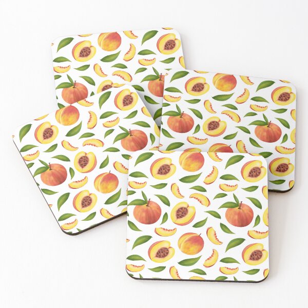 Item preview, Peaches Surface Pattern designed and sold by SarahWhittle.