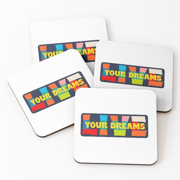 Item preview, Live your dreams aspirational retro print designed and sold by cappobeano.