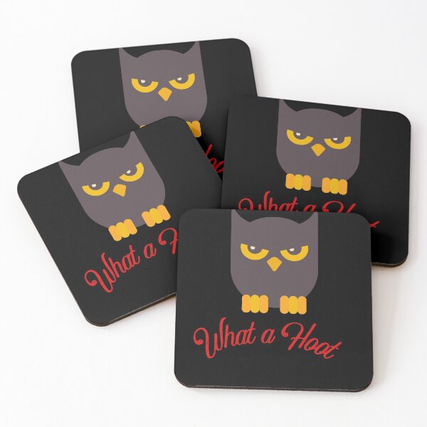 Item preview, What a Hoot,Funny owl design designed and sold by JustBlackThings.