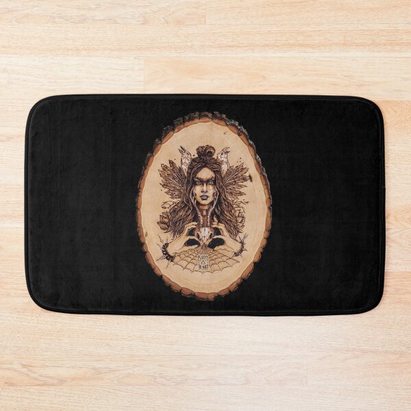 Item preview, Skadi - Nordic Goddess Pyrography Print on Basswood designed and sold by BTW-byMargo.