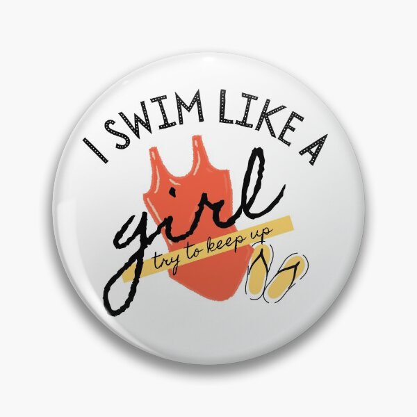 Artikelvorschau, Ich weiß, ich schwimme wie ein Mädchen und versuche mitzuhalten entworfen und verkauft von Lorrre.