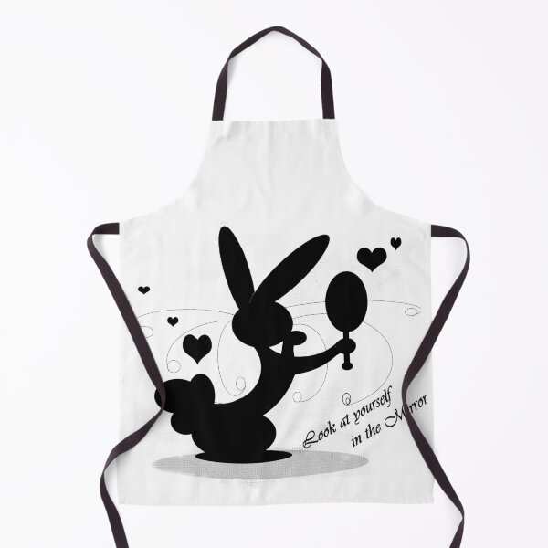 Item preview, Bunny-Look at yourself in the mirror designed and sold by Shirley cute art .