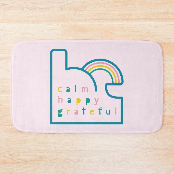 Item preview, Be Calm Be Happy Be Grateful. Typography design with rainbow  designed and sold by lents.