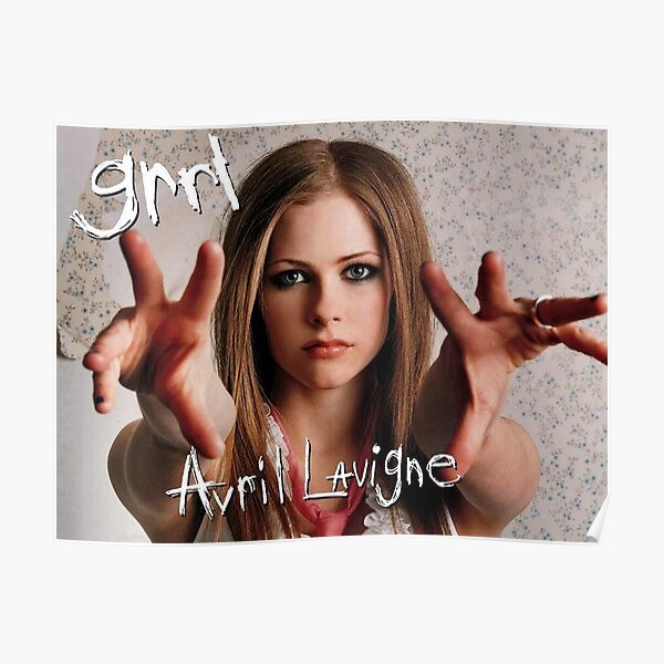 Poster Avril Lavigne Redbubble