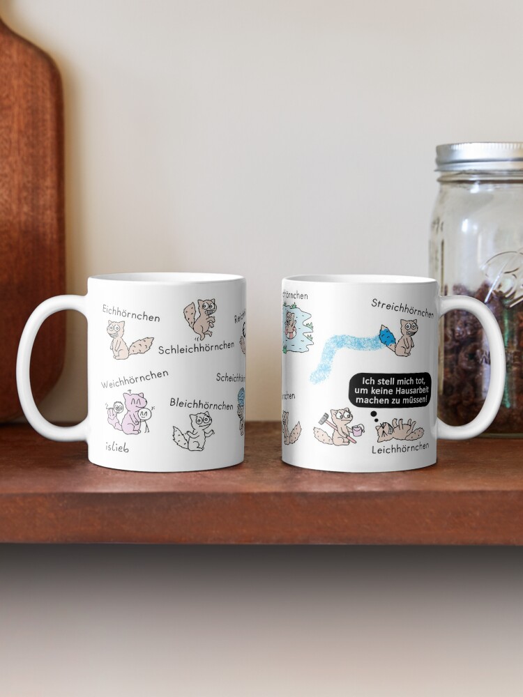 Kaffeebecher mit Eichhörnchen, designt und verkauft von islieb