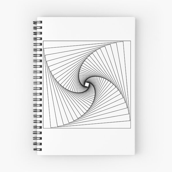 Item preview, Geometric Square Spiral designed and sold by The Retrofits.