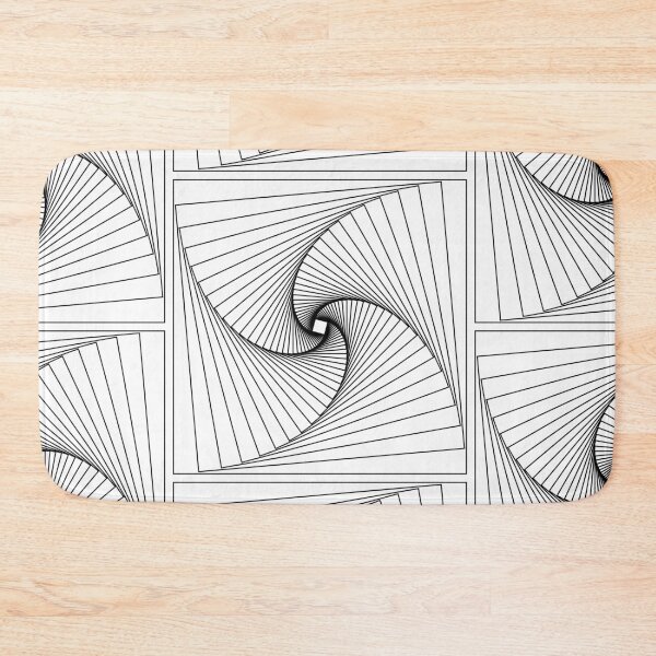 Item preview, Geometric Square Spiral designed and sold by The Retrofits.