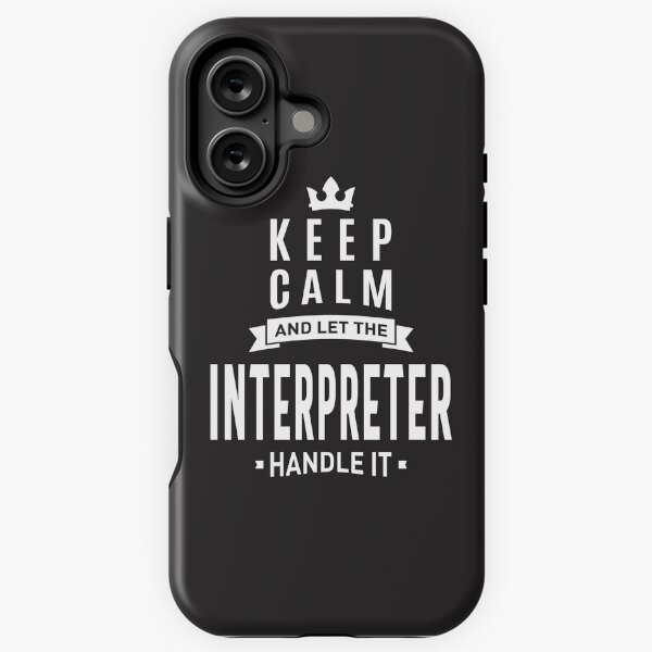 Item preview, Interpreter Occupation Job Title designed and sold by cidolopez.