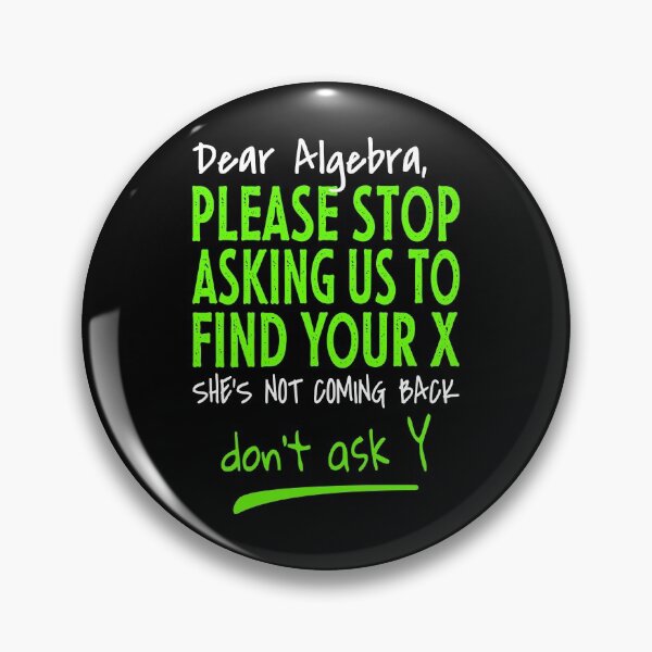 Item preview, Funny learning math - Dear Algebra designed and sold by PlusAdore.