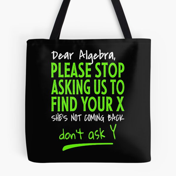 Item preview, Funny learning math - Dear Algebra designed and sold by PlusAdore.