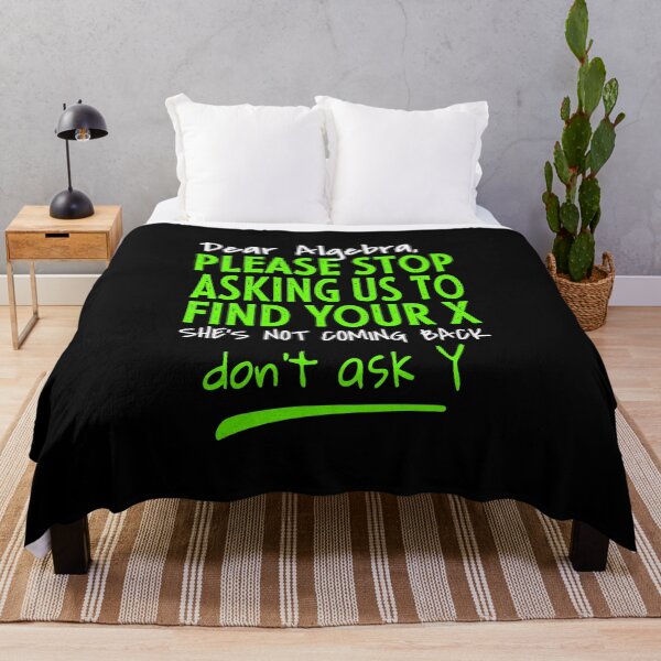 Item preview, Funny learning math - Dear Algebra designed and sold by PlusAdore.