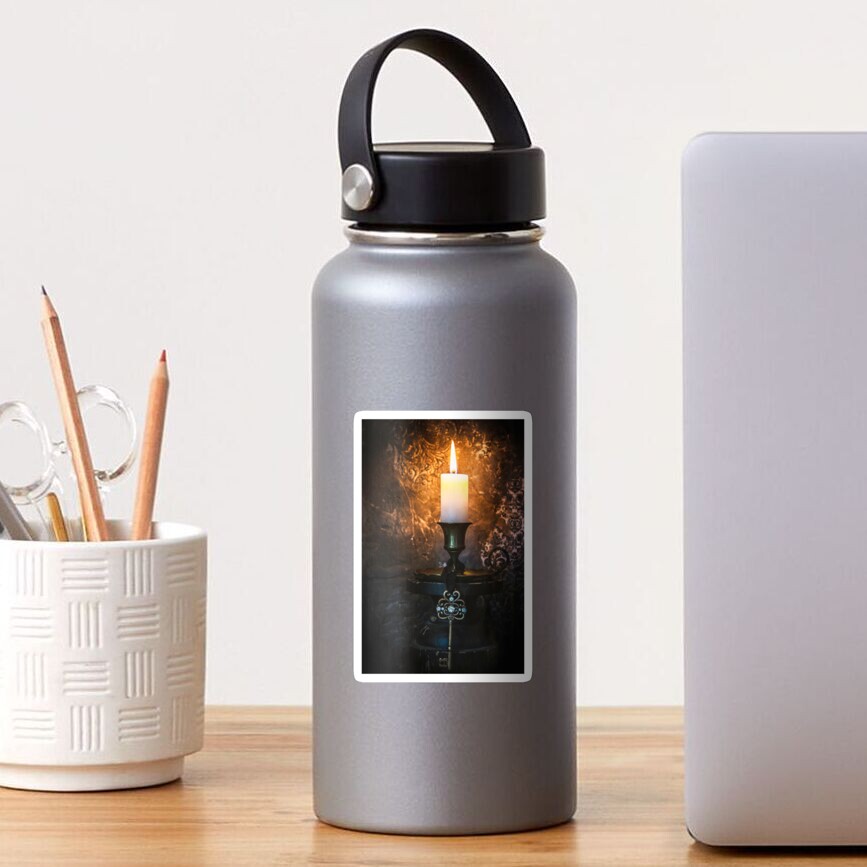 The Candle and The Key Sticker