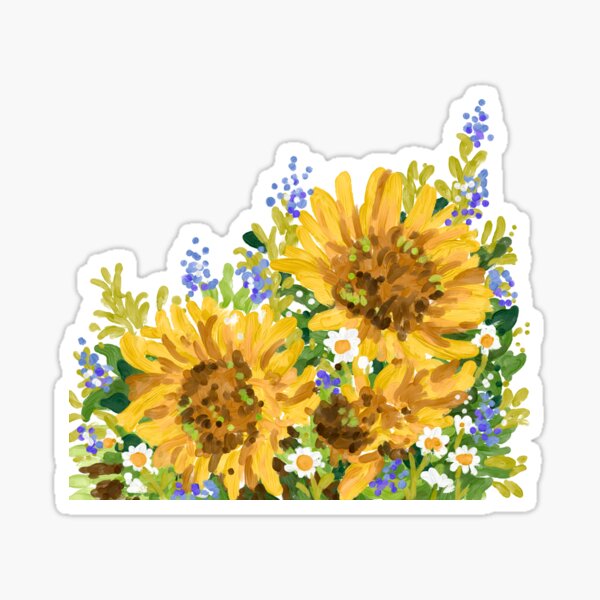 Item preview, Sunflower painting designed and sold by Goooodday.
