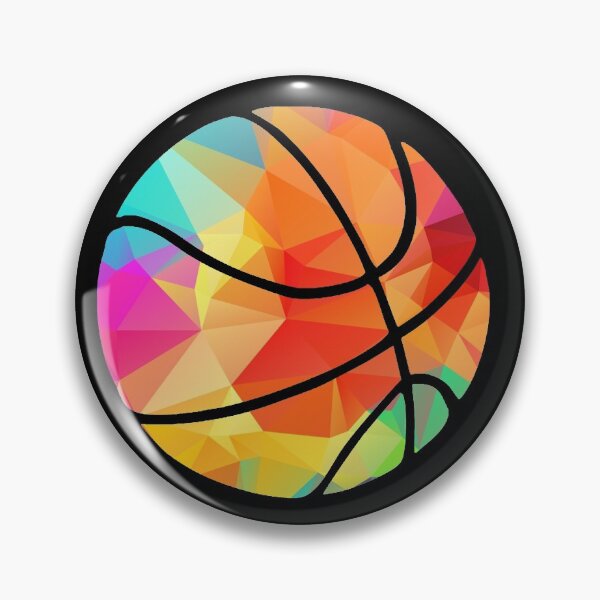 Item preview, Geometric Basketball Shape Low Poly Basketball Gift designed and sold by freeArt10.