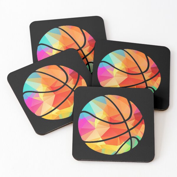 Item preview, Geometric Basketball Shape Low Poly Basketball Gift designed and sold by freeArt10.