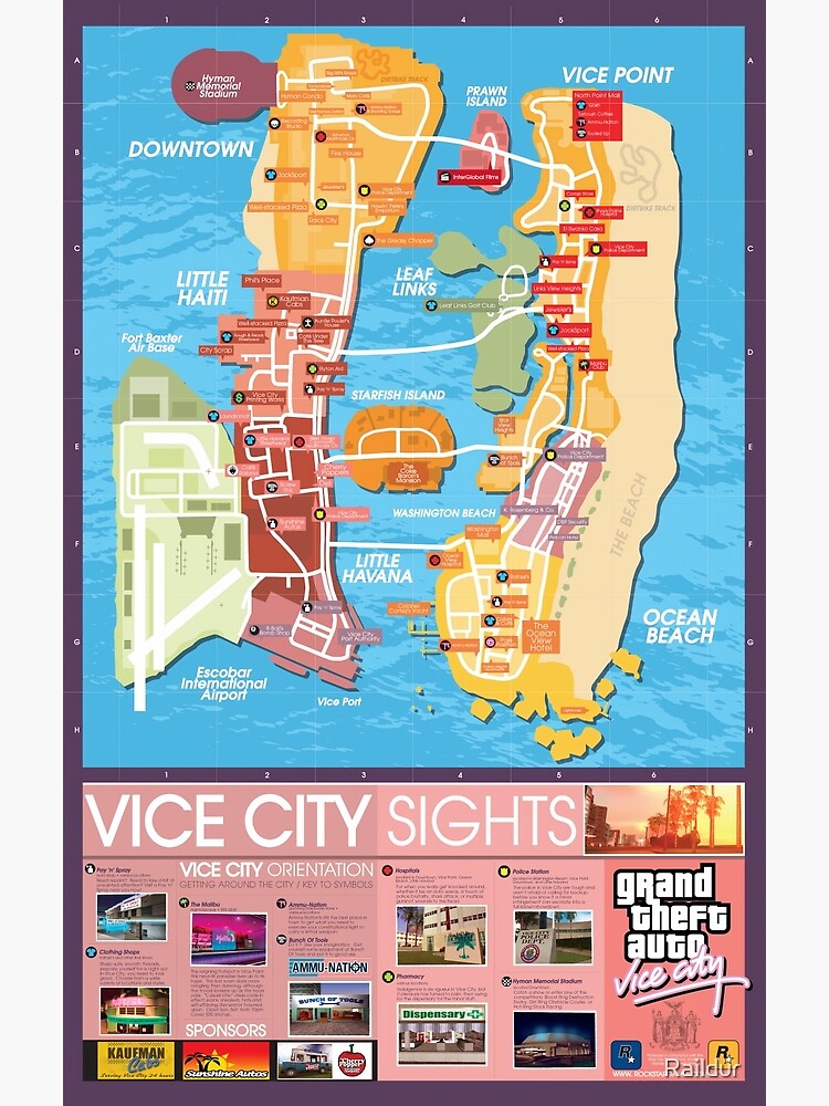 Grand Theft Auto: Vice City Interactive Maps and Locations - IGN