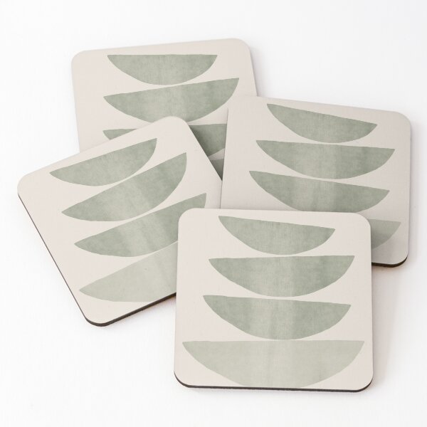 Item preview, Mid Century Modern Arches Art Abstract Shapes designed and sold by koovoxdogs.