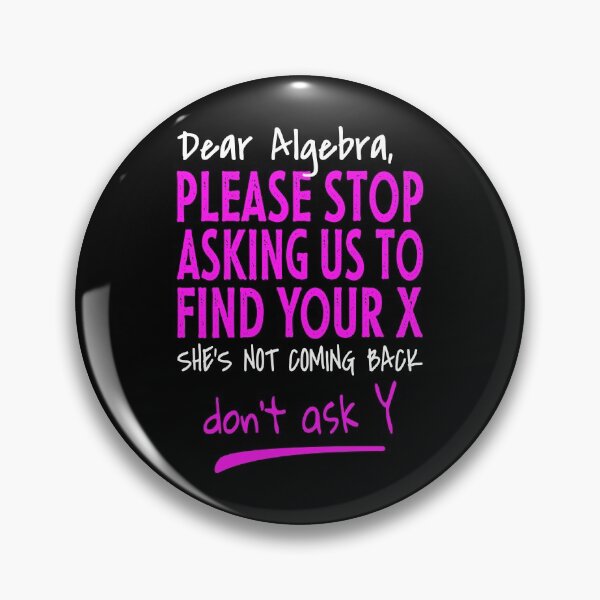 Item preview, Funny learning math - Dear Algebra designed and sold by PlusAdore.