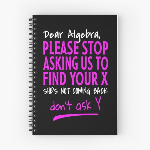 Item preview, Funny learning math - Dear Algebra designed and sold by PlusAdore.