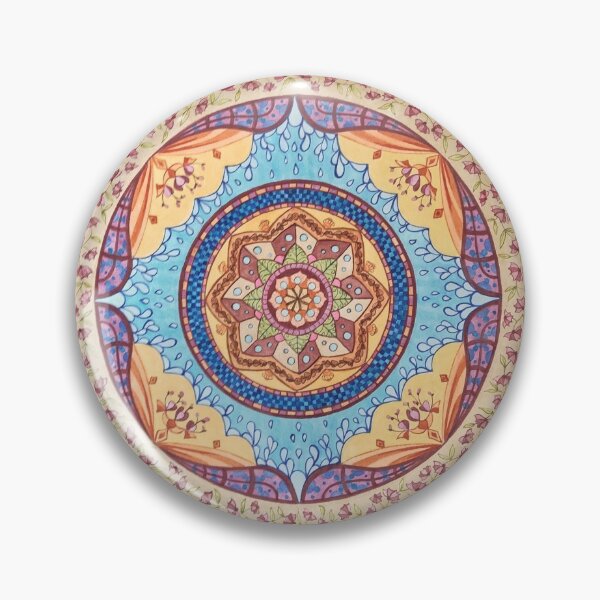 Item preview, Mandala de acuarela: esperanza designed and sold by Delphine HIBOU.