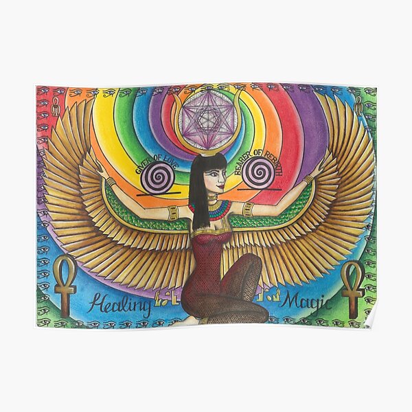 Isis - The Egyptian Goddess Poster