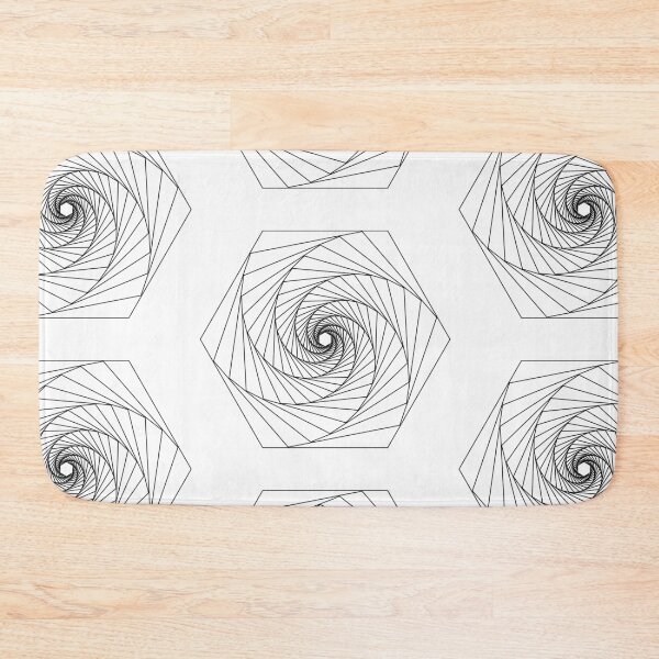 Item preview, Geometric Hexagon Spiral designed and sold by The Retrofits.