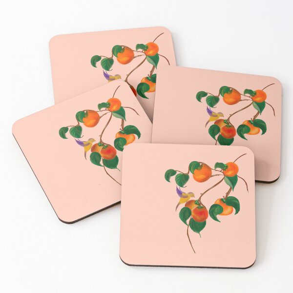 Item preview, Japanese Hinamatsuri Peaches and little bird designed and sold by Royaltantrums.