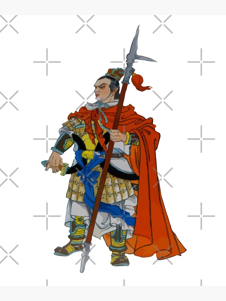 Póster «sombra antiguo guerrero antiguo señor soldado chino incluyendo