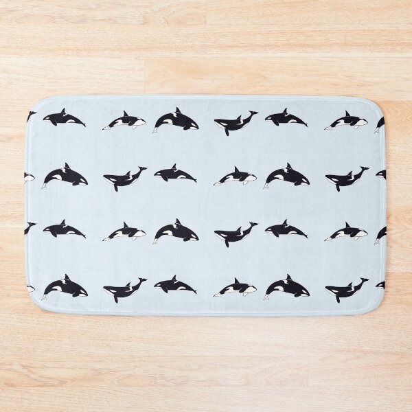 Item preview, Swimming Black and White Killer Whale Sticker Pack designed and sold by Wildlife Apparels Inc..
