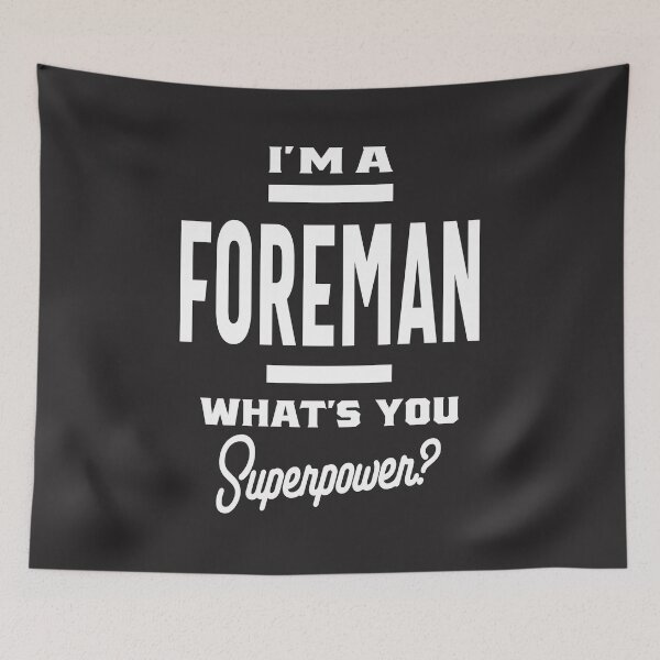 Item preview, Foreman Occupation Job Title designed and sold by cidolopez.