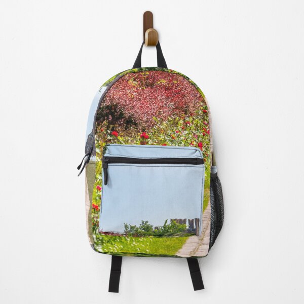 Item preview, The parco giardino Sigurta gardens with the Castle of Valeggio sul Mincio on the background near Verona - Veneto region - Italy landmarks . designed and sold by fineartitalia.