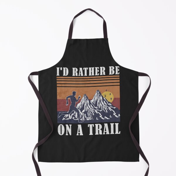 Item preview, I’d Rather Be On A Trail Trail Runner Running in the Mountains designed and sold by grinta2021.