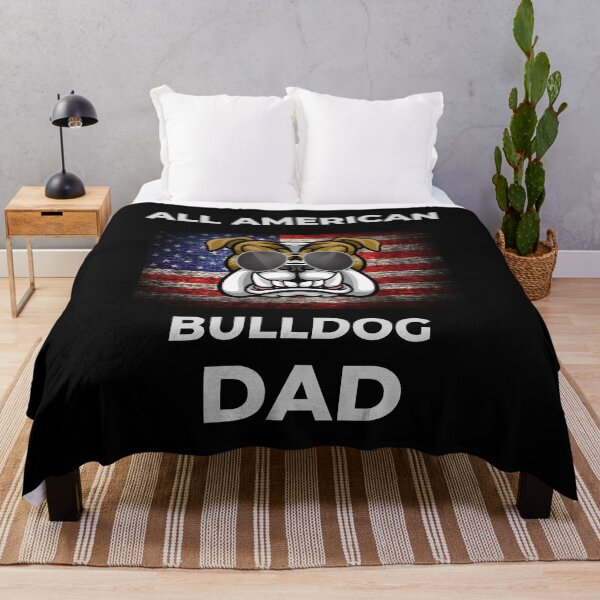 Item preview, All American Bulldog Dad designed and sold by Rrrainbow.