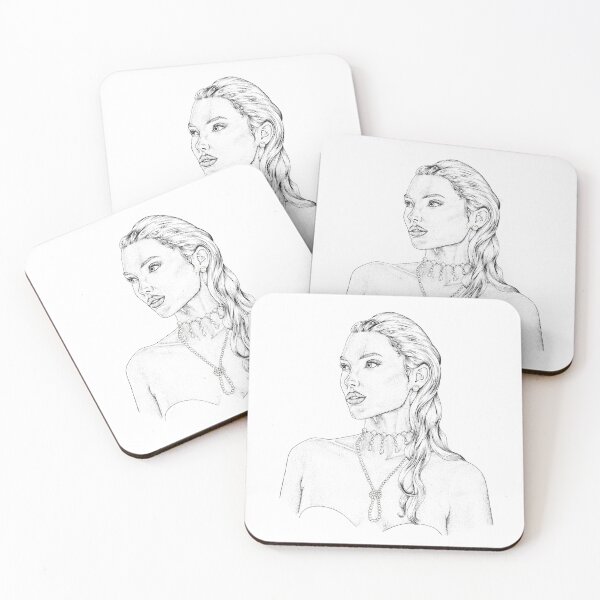 Item preview, Pearl Mermaid Portrait - June Birthstone designed and sold by Elizabeth Weglein.