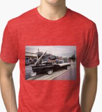 1957 Ford Fairlane Skyliner Retracted Tri-blend T-Shirt
