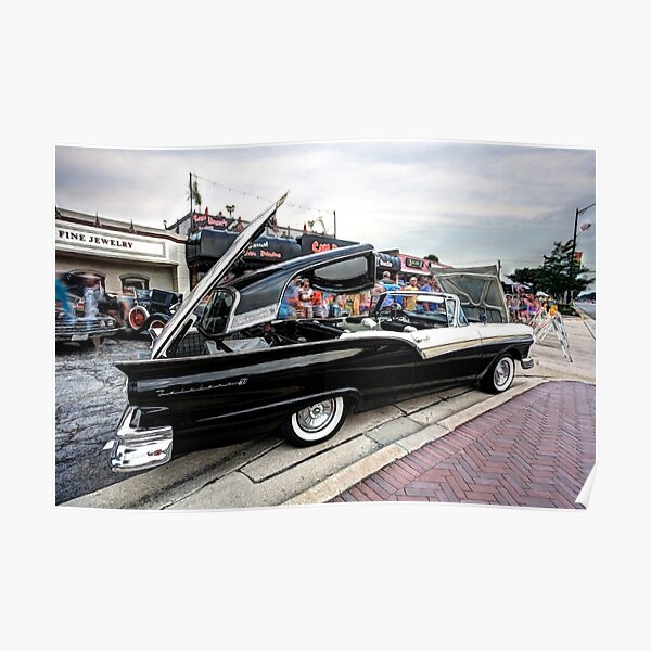 1957 Ford Fairlane Skyliner Retracted Poster