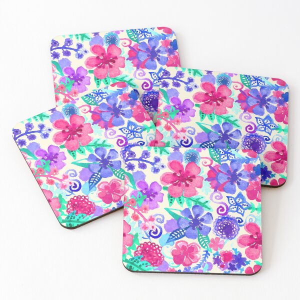 Item preview, Fresh Watercolor Floral Pattern designed and sold by Tangerine-Tane.