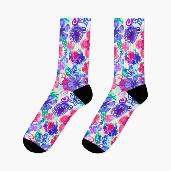 Item preview, Fresh Watercolor Floral Pattern designed and sold by Tangerine-Tane.