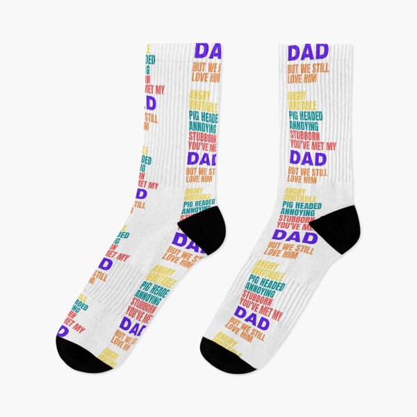 Item preview, IRRITABLE, PIG HEADED, ANNOYING, STUBBORN, DAD, LOVE HIM, DAD MEME, designed and sold by R B Chrystal.