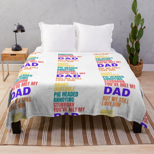 Item preview, IRRITABLE, PIG HEADED, ANNOYING, STUBBORN, DAD, LOVE HIM, DAD MEME, designed and sold by R B Chrystal.