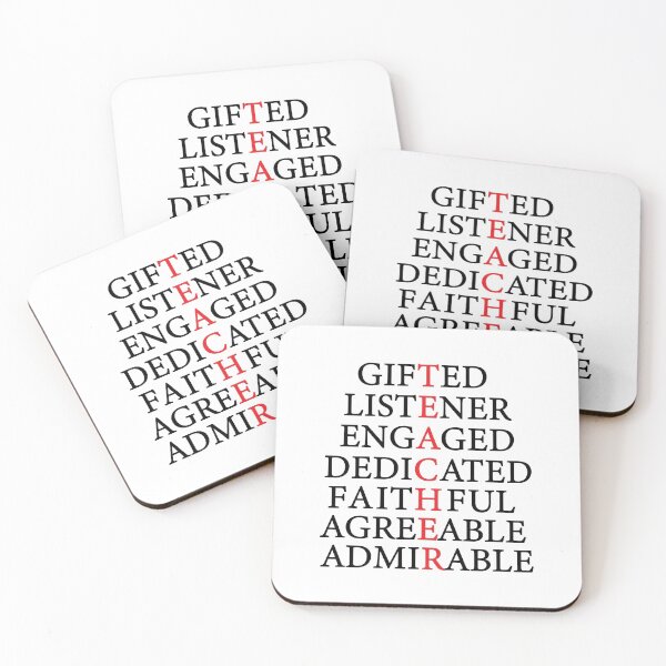 Item preview, TEACHER QUALITIES designed and sold by DesignerArcade.