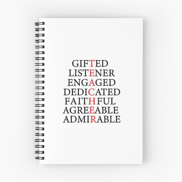Item preview, TEACHER QUALITIES designed and sold by DesignerArcade.